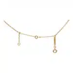 Vintage Cartier Open Double C Heart Pendant Necklace