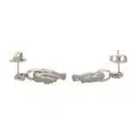 Vintage Carrera y Carrera Diamond Panther Drop Earrings