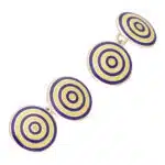 Vitreous Enamel Spiral Cuffinks
