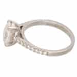 Vintage 1.22ct GIA Certified Oval Diamond Engagement Ring