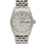 Vintage Automatic Rolex Textured Dial DateJust Watch