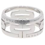 Vintage Bulgari Parentesi Openwork Ring in White Gold