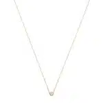Vintage Cartier d'Amour Diamond Necklace SM in Rose Gold