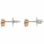 Vintage Damiani Margherita Diamond Cluster Stud Earrings