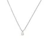 Vintage Tiffany & Co. Diamond Solitaire Necklace in Platinum