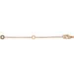 Vintage Bulgari B.zero1 Pavé Diamond Necklace in Rose Gold