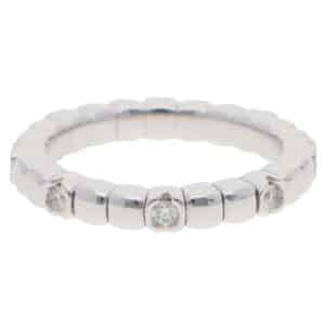 Contemporary Diamond Flex Ring in White Gold