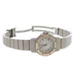 Vintage Cartier Santos Ronde Steel and Gold watch