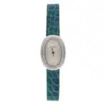 Vintage Cartier Mini Baignore Whie Gold and Diamond Watch
