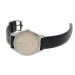Vintage 1955 Omega Jumbo Stainless Steel Waffle Dial Watch